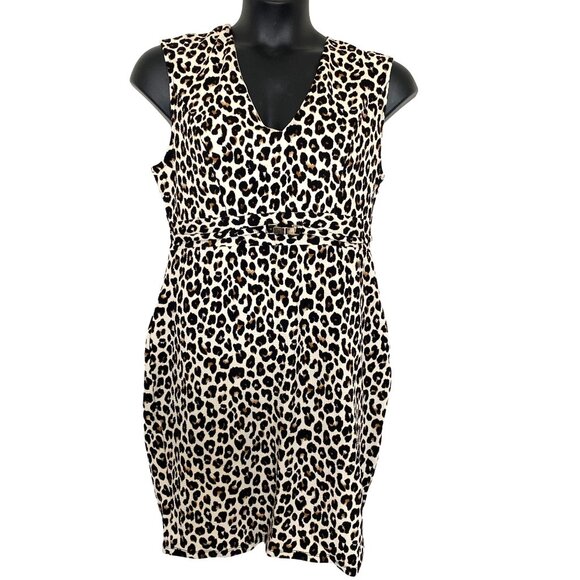 Women's SIZE 2X LEOPARD/CHEETAH PRINT Dress. - Picture 1 of 11